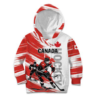 Custom Canada Hockey Kid Hoodie Canada Owns Hockey - Shopicos