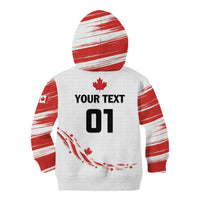 Custom Canada Hockey Kid Hoodie Canada Owns Hockey - Shopicos