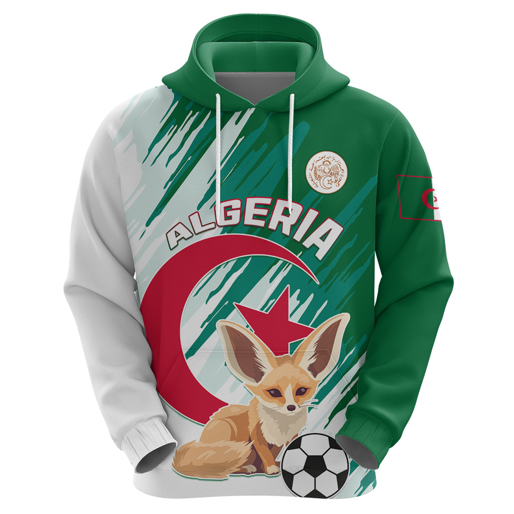 Algeria Football Hoodie Go Les Fennecs - Shopicos
