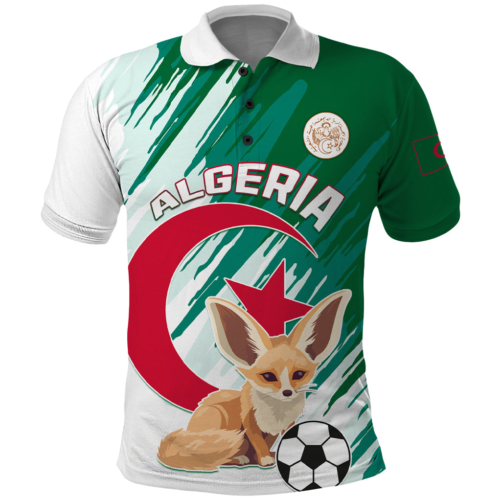 Algeria Football Polo Shirt Go Les Fennecs - Shopicos