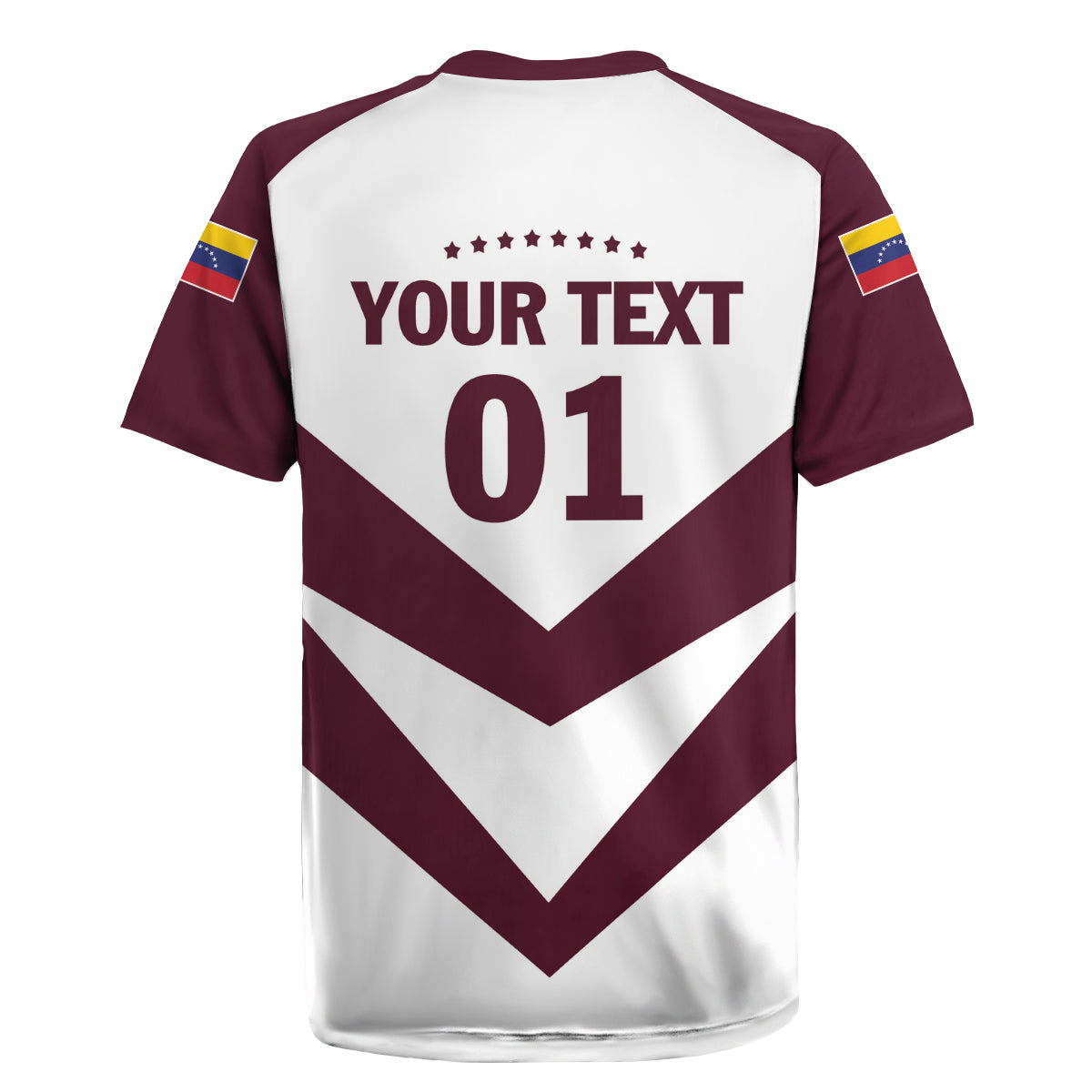 Personalized Venezuela 2024 Football Rugby Jersey Mano tengo fe La Vinotinto - Shopicos