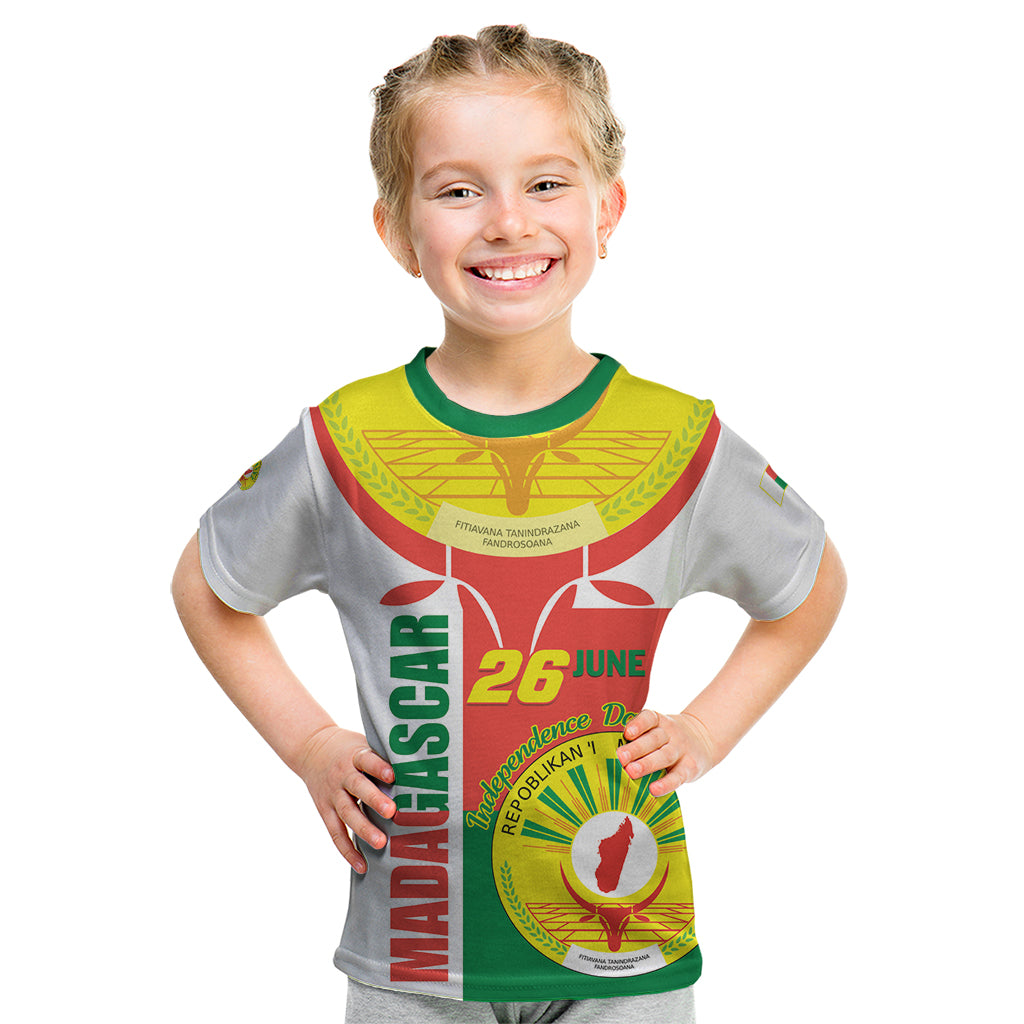Madagascar Independence Day Kid T Shirt Madagasikara June 26 - Shopicos
