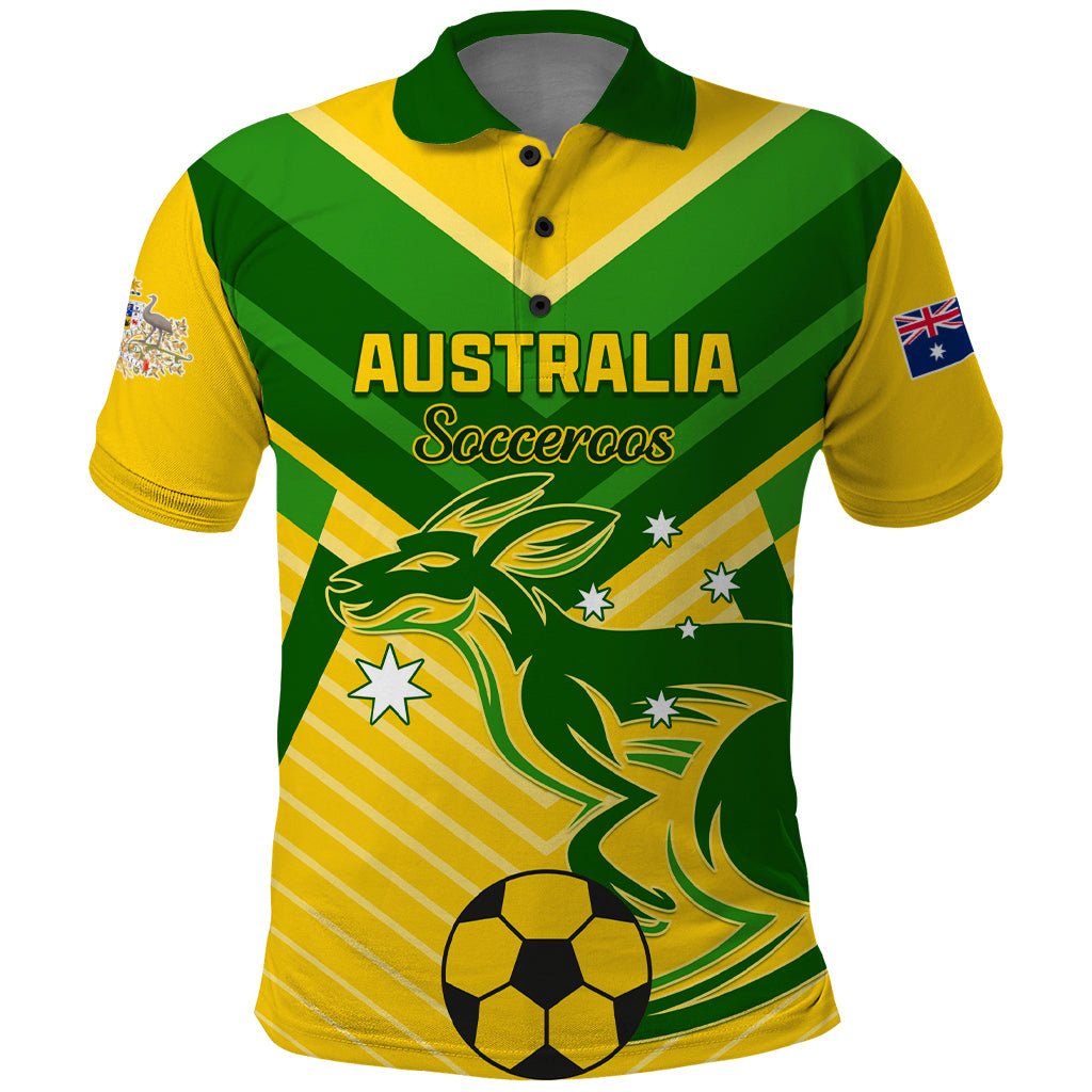 Australia Soccer Polo Shirt Go Socceroos - Shopicos