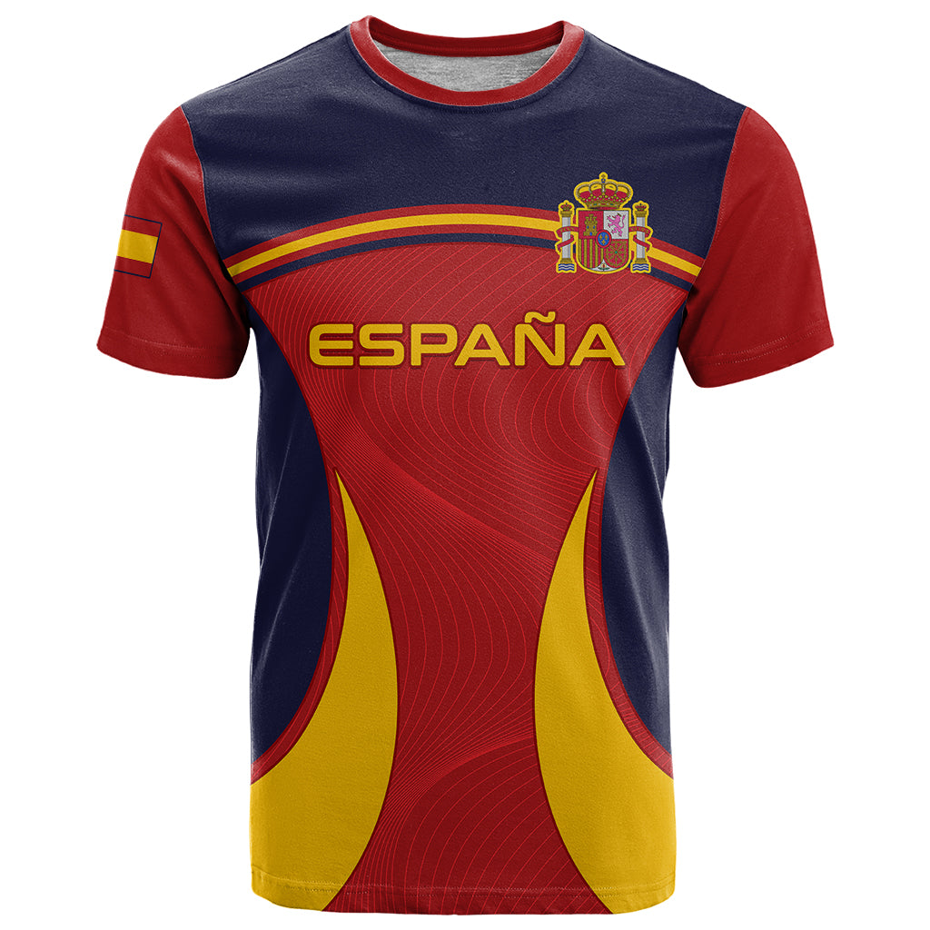 Custom Spain Football T Shirt La Roja 2024 Sporty Style - Shopicos