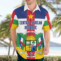 Personalized Central African Republic Hawaiian Shirt Zo Kwe Zo Flag Style - Shopicos