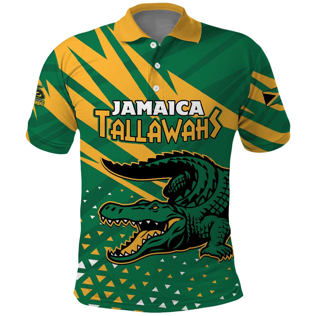 Custom Jamaica Cricket Tallawahs Polo Shirt Fi Wi Tallawahs Champions - Shopicos