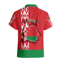 Belarus Hawaiian Shirt Belarusian Coat Of Arms Flag Style - Shopicos