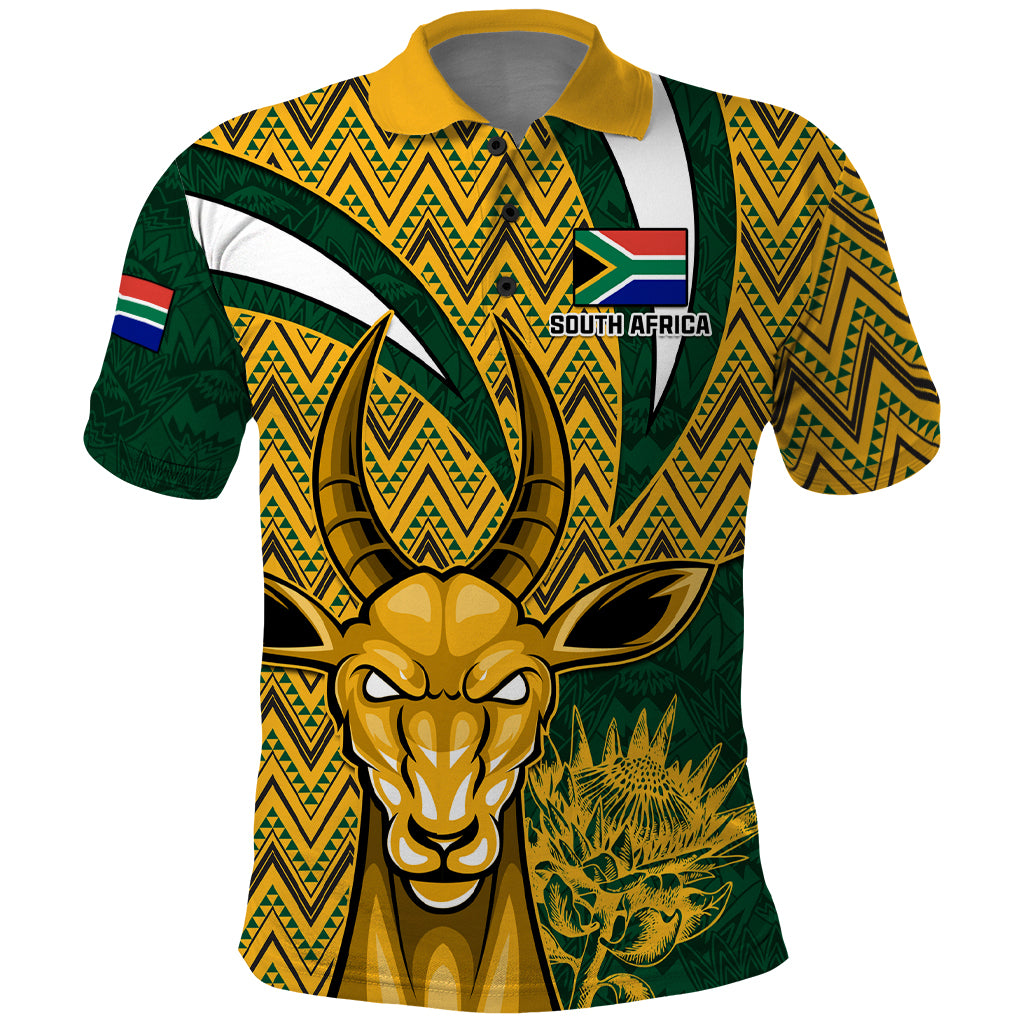Custom South Africa Rugby Polo Shirt Come On Bokke Champion World Cup 2023 - Shopicos