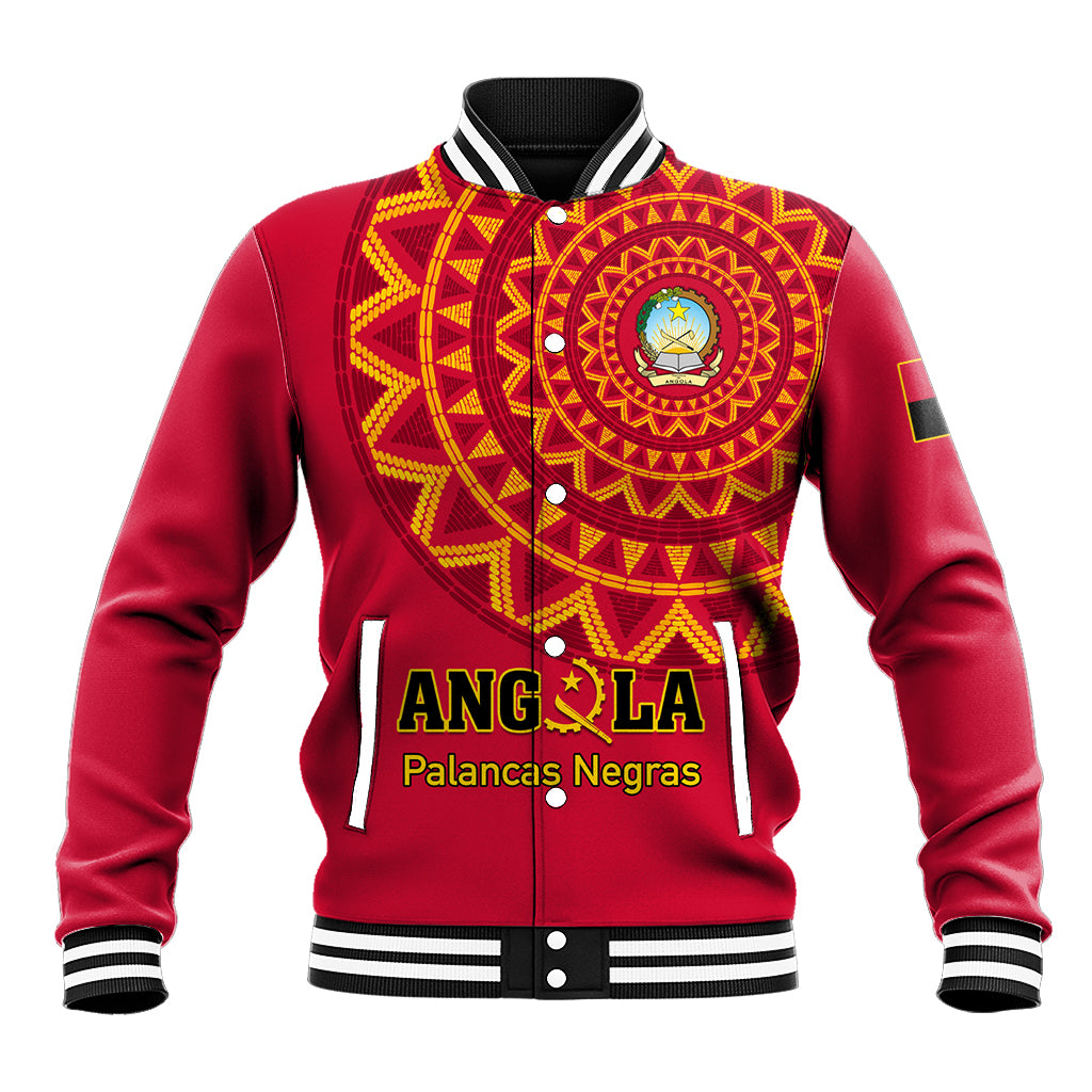 Angola Football Baseball Jacket Go Palancas Negras Red Version - Shopicos