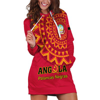 Angola Football Hoodie Dress Go Palancas Negras Red Version - Shopicos