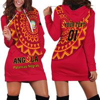 Angola Football Hoodie Dress Go Palancas Negras Red Version - Shopicos