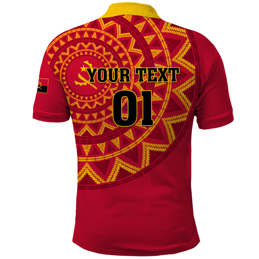Angola Football Polo Shirt Go Palancas Negras Red Version - Shopicos