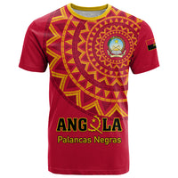 Angola Football T Shirt Go Palancas Negras Red Version - Shopicos