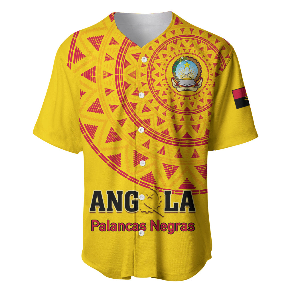 Angola Football Baseball Jersey Go Palancas Negras Yellow Version - Shopicos