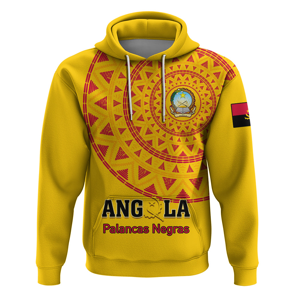Angola Football Hoodie Go Palancas Negras Yellow Version - Shopicos