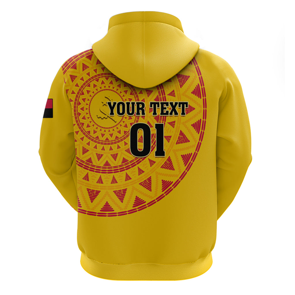 Angola Football Hoodie Go Palancas Negras Yellow Version - Shopicos