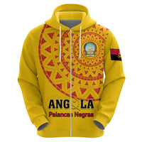 Angola Football Hoodie Go Palancas Negras Yellow Version - Shopicos