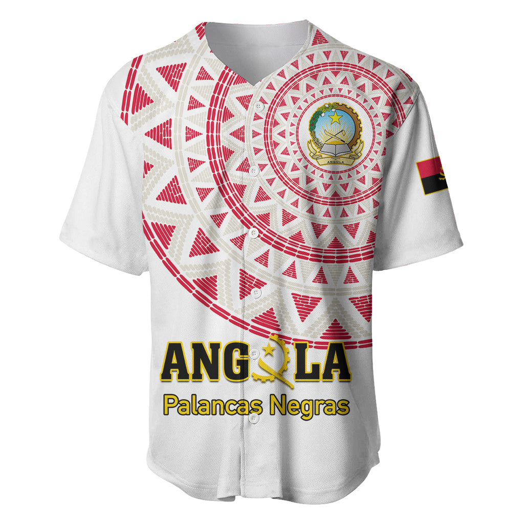 Angola Football Baseball Jersey Go Palancas Negras White Version - Shopicos