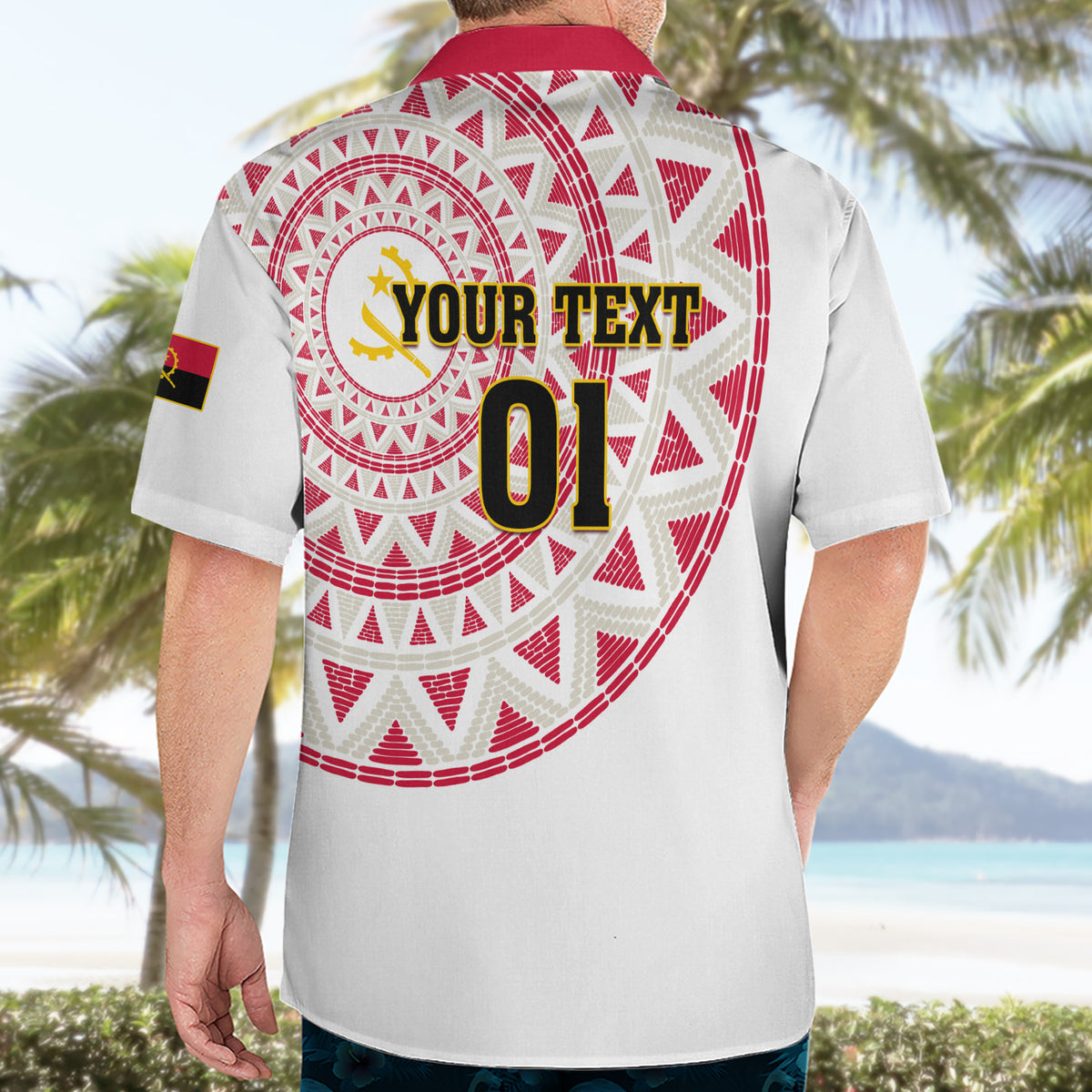 Angola Football Hawaiian Shirt Go Palancas Negras White Version - Shopicos