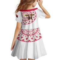 Angola Football Kid Short Sleeve Dress Go Palancas Negras White Version - Shopicos