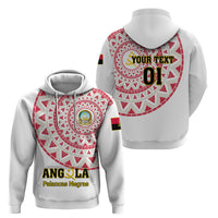 Angola Football Zip Hoodie Go Palancas Negras White Version - Shopicos