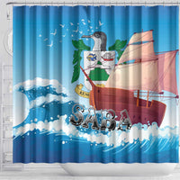 Saba Shower Curtain Sailboat Remis Velisque - Shopicos