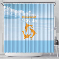 Republic of Anguilla Shower Curtain Strength and Endurance - Shopicos