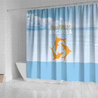 Republic of Anguilla Shower Curtain Strength and Endurance - Shopicos