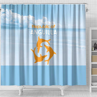 Republic of Anguilla Shower Curtain Strength and Endurance - Shopicos