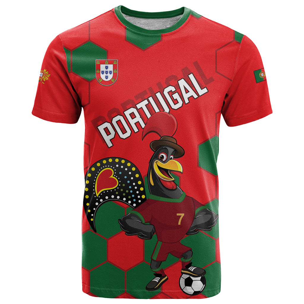 Custom Portugal 2024 Football T Shirt 2024 Go Champions - Shopicos