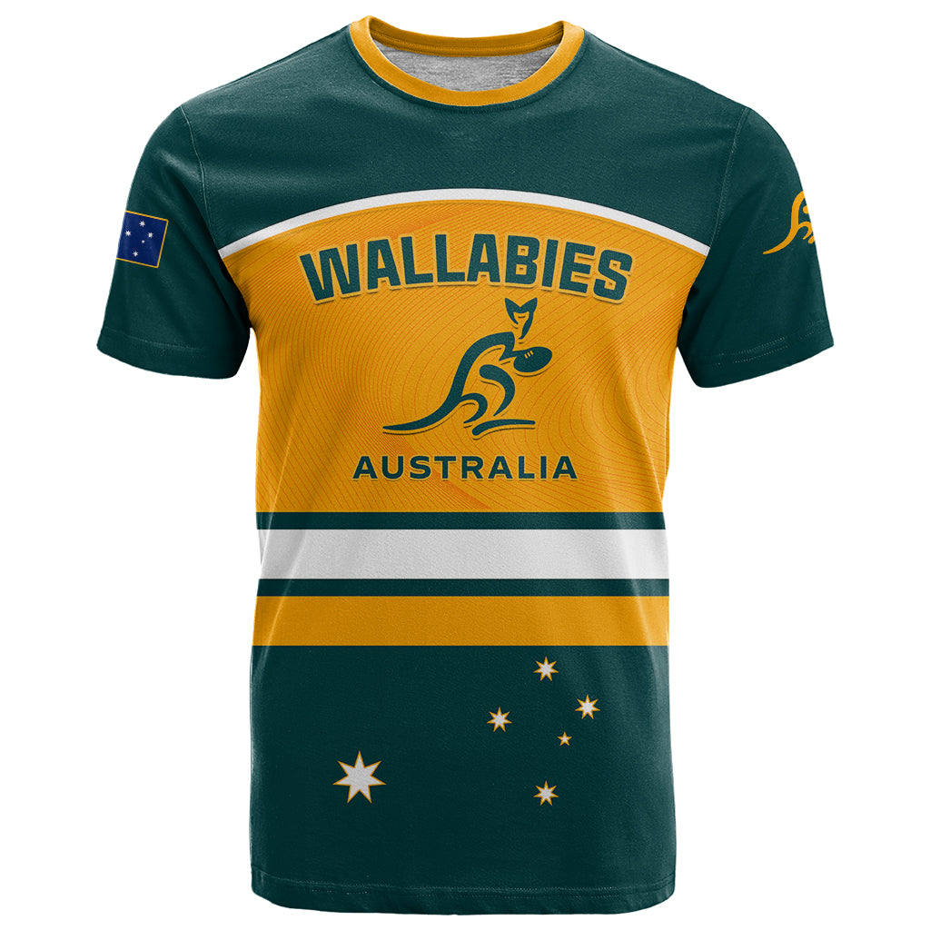 Custom Australia Rugby T Shirt Wallabies Go 2023 World Cup - Shopicos
