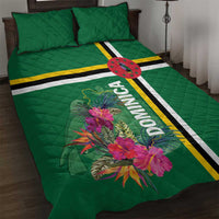 Dominica Quilt Bed Set Waitukubuli Tropical Flower - Shopicos