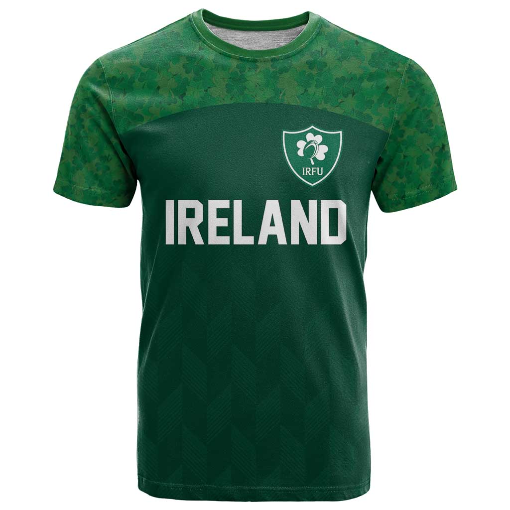 Custom Ireland Rugby Go Shamrocks T Shirt - Shopicos