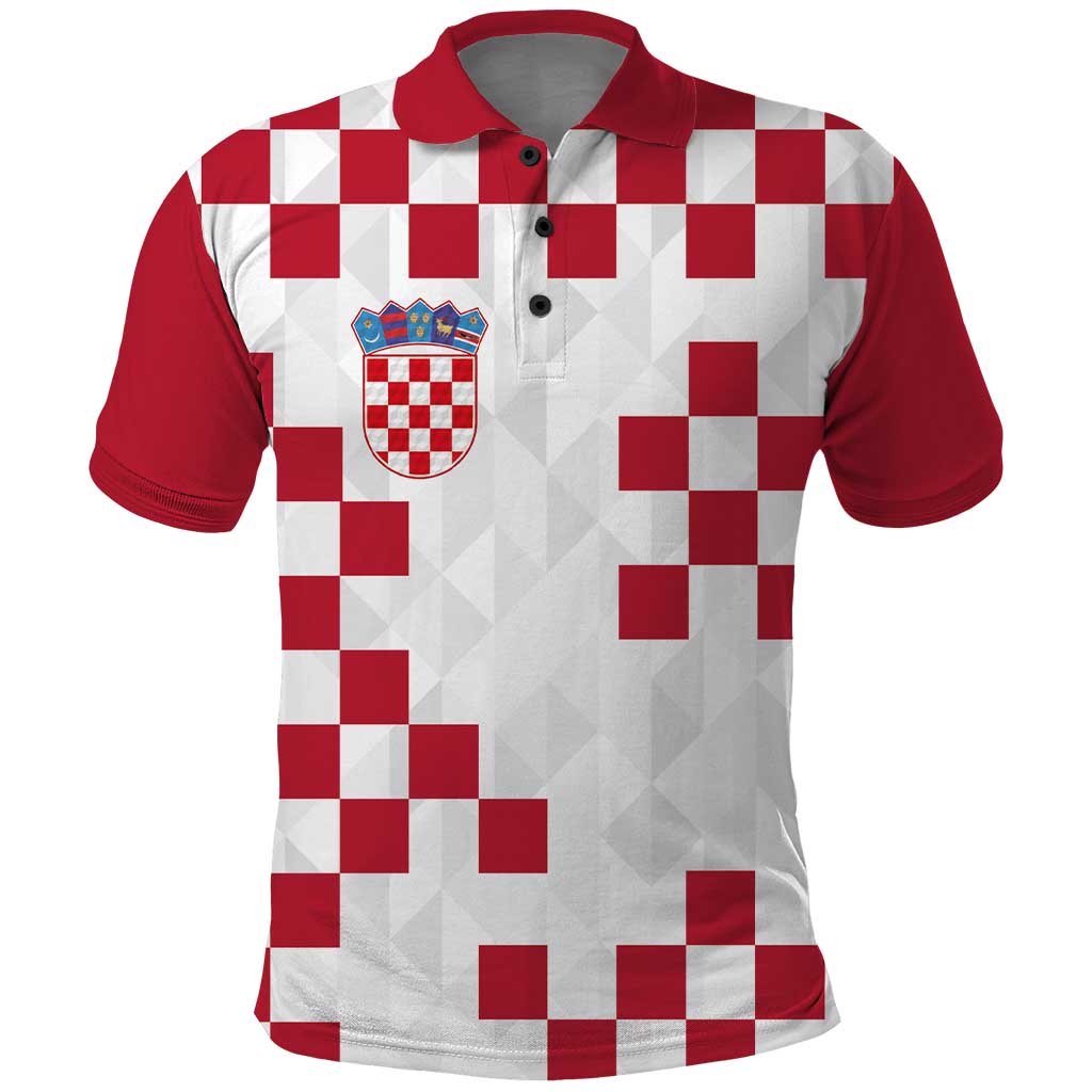 Custom Croatia Football 2024 Go Champion Polo Shirt - Shopicos
