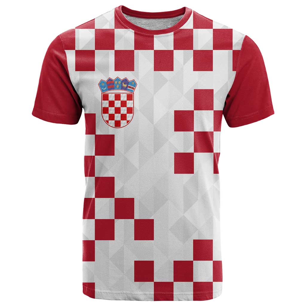 Custom Croatia Football 2024 Go Champion T Shirt - Shopicos