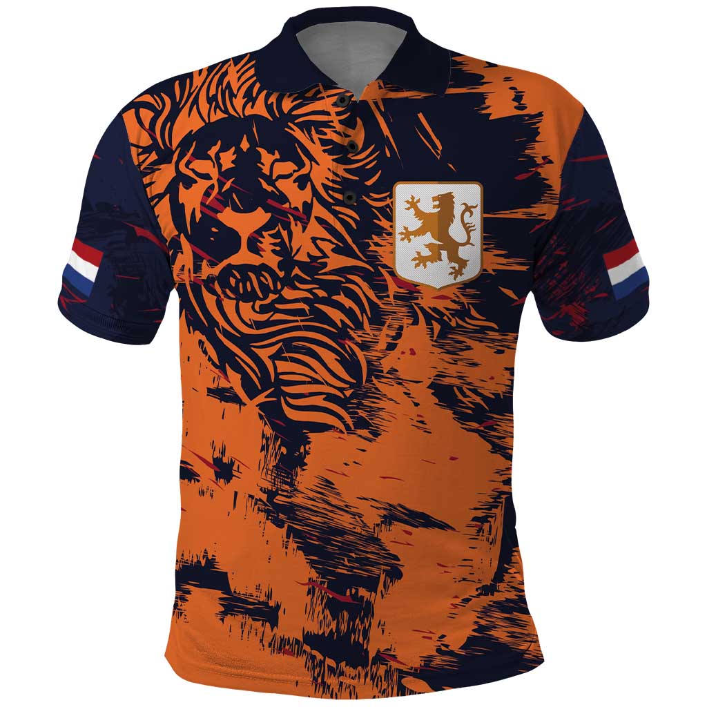 Netherlands Football 2024 Go Champion Polo Shirt - Shopicos