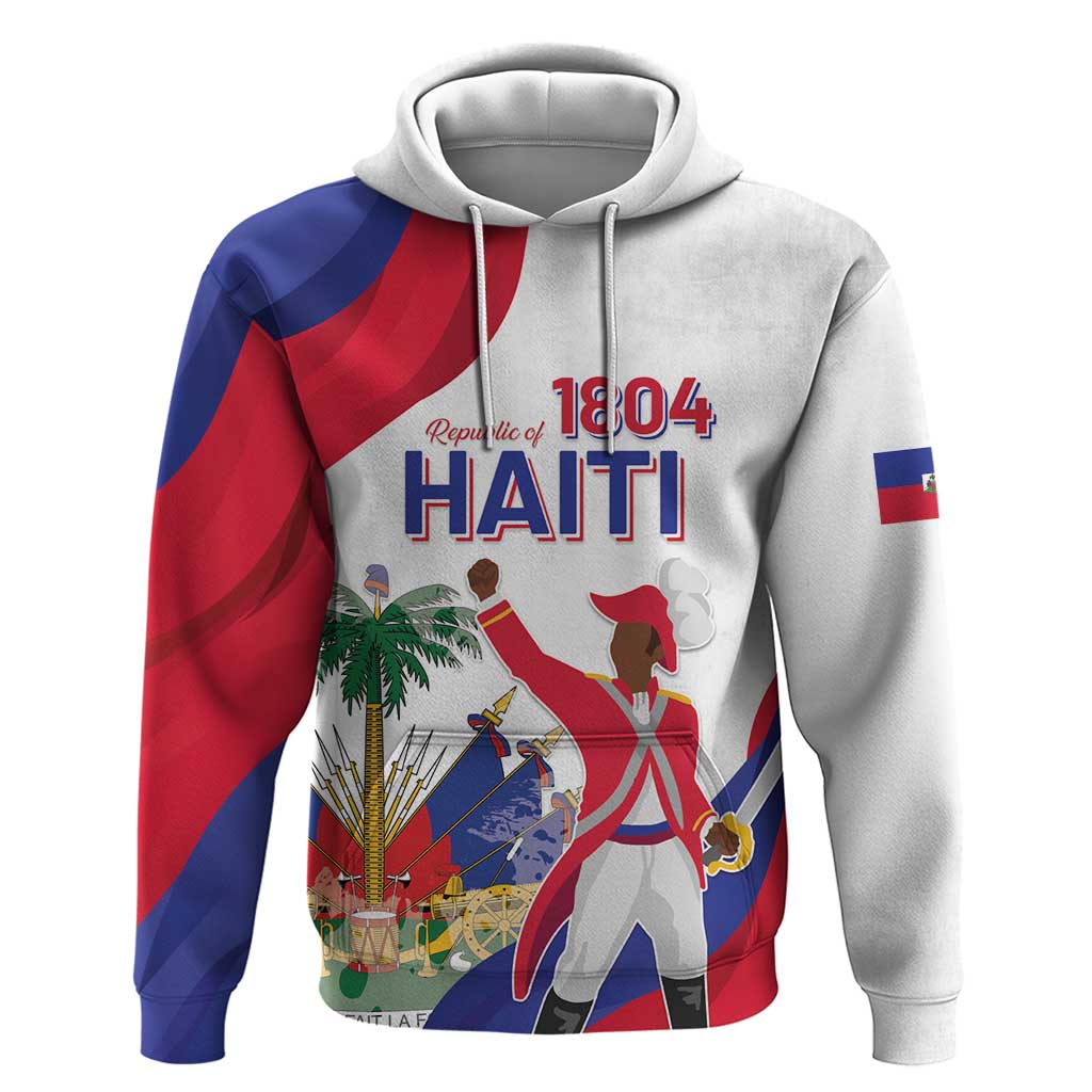 Personalised Haiti 221st Anniversary Independence Day Hoodie LT05 - Shopicos