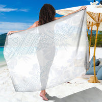 Samoa White Sunday Sarong Hibiscus Special - Shopicos