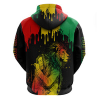Jamaica Reggae Hoodie Legend Bob Sketch Style One Love - Shopicos