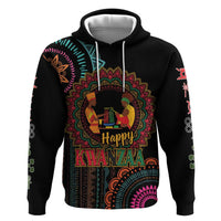 Happy Kwanzaa African Hoodie Mandala Mix Nguzo Saba - Shopicos