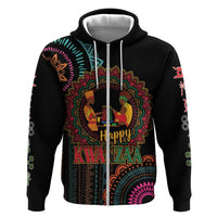 Happy Kwanzaa African Hoodie Mandala Mix Nguzo Saba - Shopicos