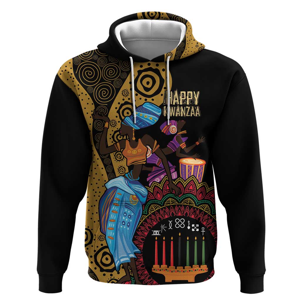 Happy Kwanzaa African Hoodie Tribal Dance - Shopicos