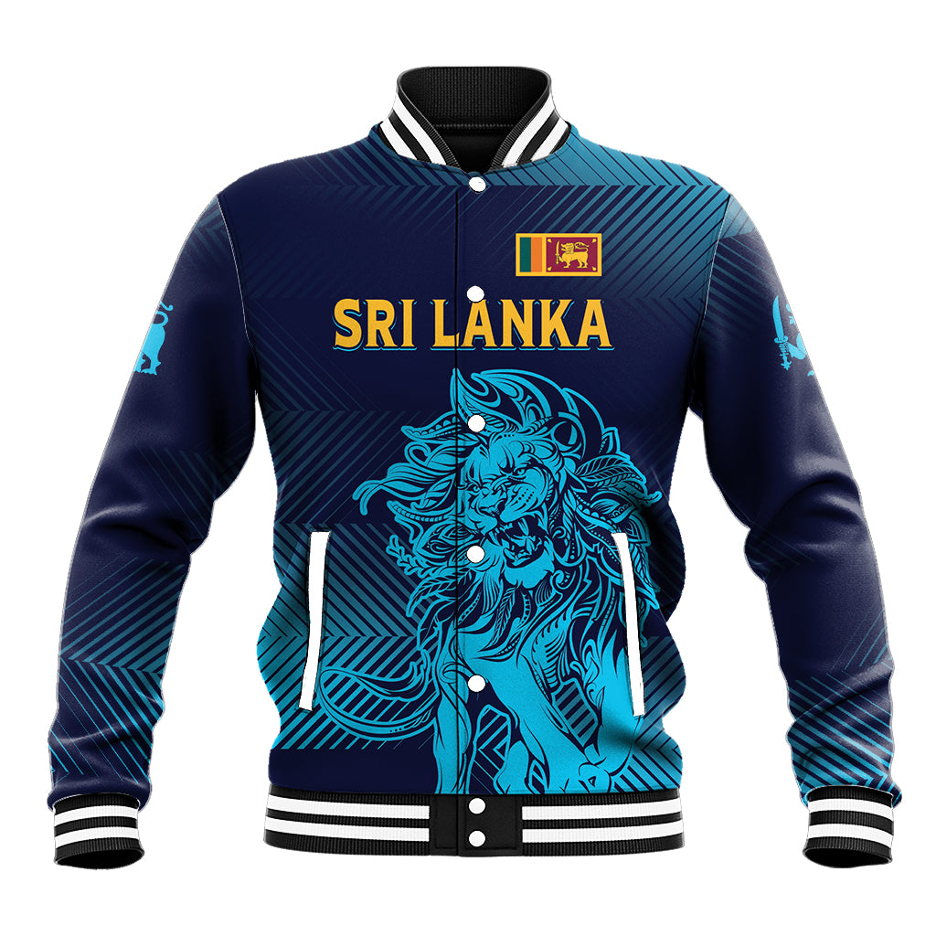 Sri Lanka Cricket Lion World Cup 2024 Baseball Jacket Gradient Inspiration LT7 - Shopicos