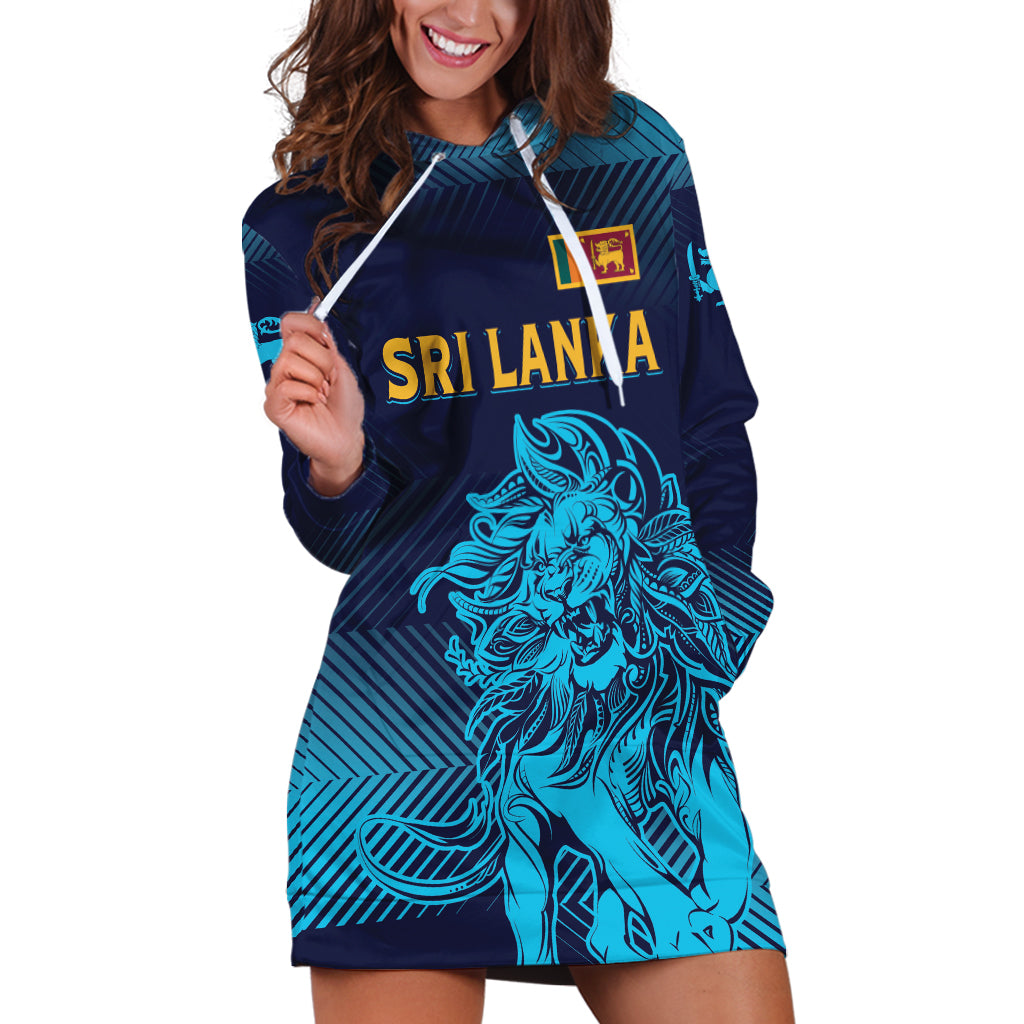 Sri Lanka Cricket Lion World Cup 2024 Hoodie Dress Gradient Inspiration - Shopicos