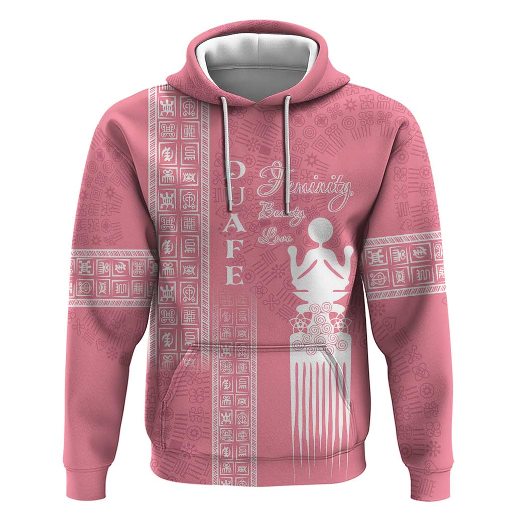 Personalized Adinkra Akan Culture Hoodie Women's Day Duafe Symbol