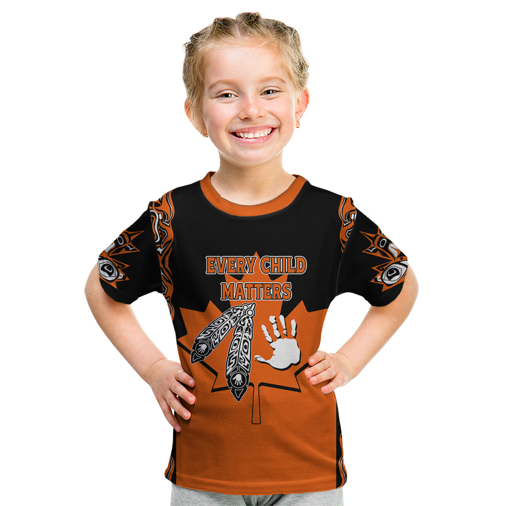 Personalised Canada Indigenous Kid T Shirt Every Child Matters - Shopicos