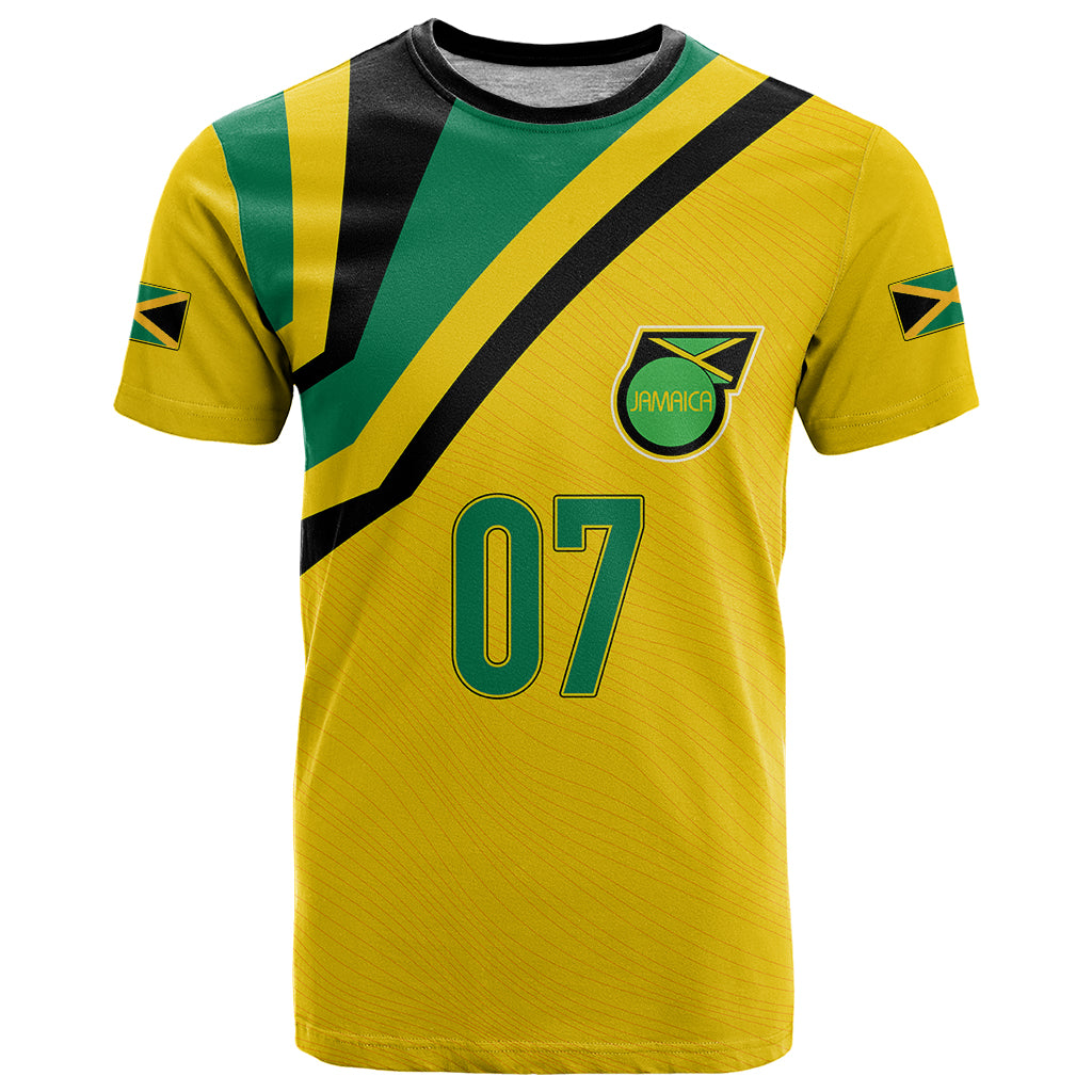 Personalised Jamaica Football T Shirt Reggae Boyz Retro WC 1998 Inspired - Shopicos