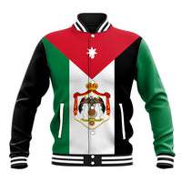 Hashemite Kingdom of Jordan Baseball Jacket Jordan Flag Style LT9 - Shopicos