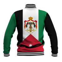 Hashemite Kingdom of Jordan Baseball Jacket Jordan Flag Style LT9 - Shopicos