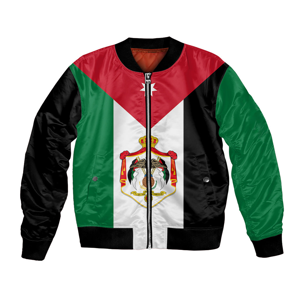 Hashemite Kingdom of Jordan Bomber Jacket Jordan Flag Style LT9 - Shopicos
